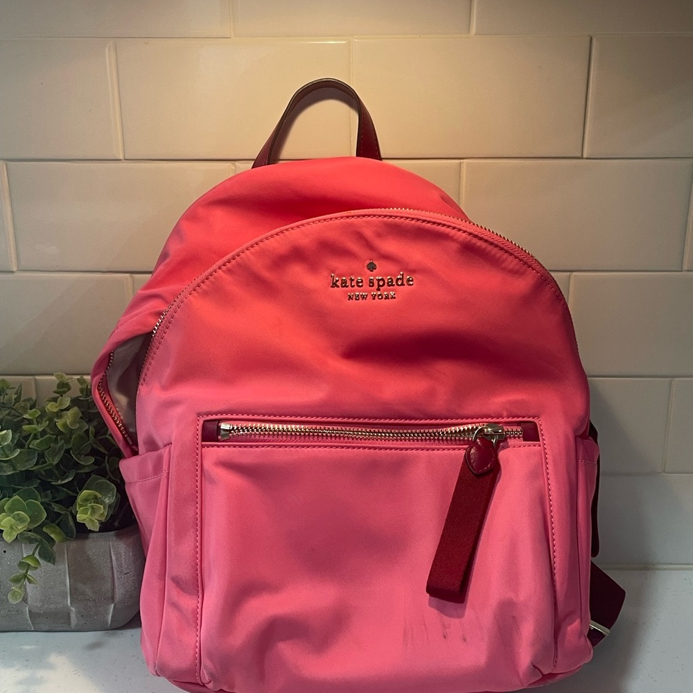 Kate Spade New York Chelsea The Little Better Vibrant Pink Backpack - Picture 2 of 15